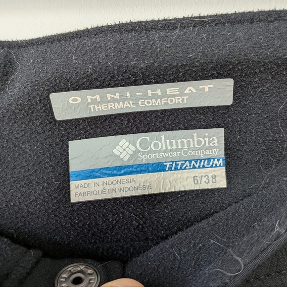 COLUMBIA Omni-Heat Thermal Comfort Outdoor Women Pants Size 6 Black - Picture 5 of 14